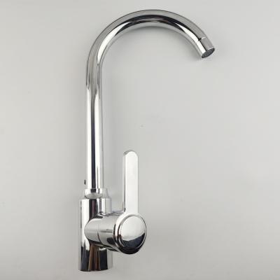 China Cheap Cold Sense Faucets Stainless Steel Single Handle Kitchen Sink Faucet for sale