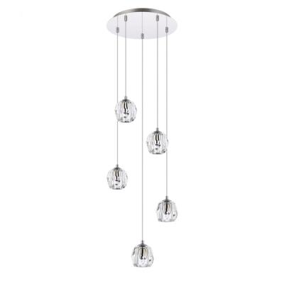 China Zhongshan K9 Crystal Luxury Crystal Luxury New Modern Design Chandeliers Crystal Pendant Lamp Contemporary White G9 Clear for sale