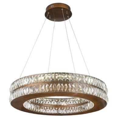 China Modern Vintage Crystal Chandelier Copper Chandelier Pendant Light for Hotel for sale