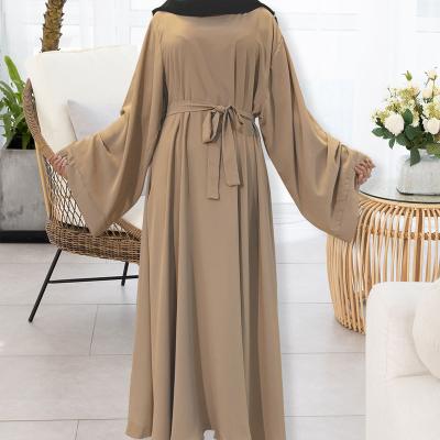 China 2022 Muslim Abaya Dress Amazon Maxi Long Sleeve Middle East Islamic Clothing Arab Muslim Women Long Dress For Ladies for sale