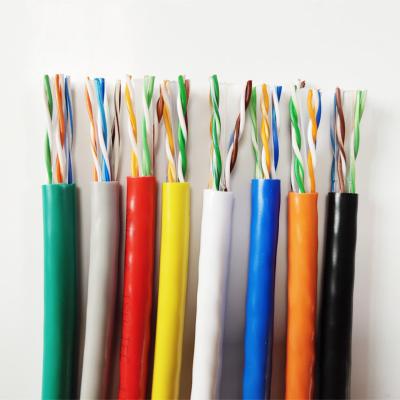 China Hot Sales Oxygen Free Copper Cat6e Multi-Core Oxygen Free Network Cable For Home for sale