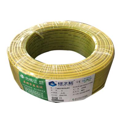 China Oxygen Free Copper High Temperature Flexible Plastic Electrical Wire Commercial Electrical Wire for sale