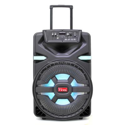 China Phone function 15 inch trolley speakers power bocina audio speakers FS-1503 for sale