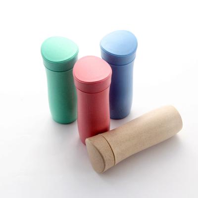 China 250ml Thermo Coffee Mug Eco Water Bottle Biodegradable Wheat Straw Coffee Cup for sale