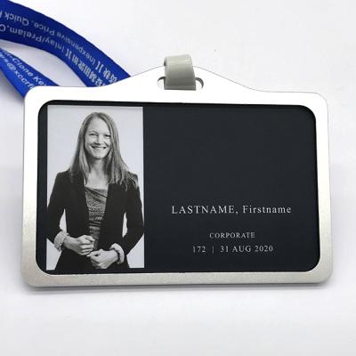 China Waterproof / Waterproof Printable Blank Photo ID Card Size Employee Access Card With Lanyard for sale