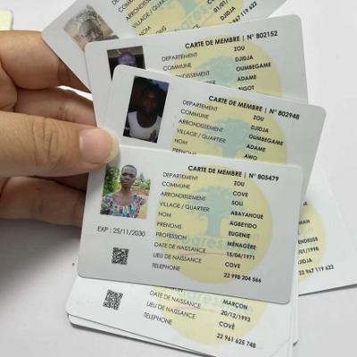 China Plastic Free Design And Sample Plastic Card Employee Photo ID Card Citizen Access Plastic Card for sale