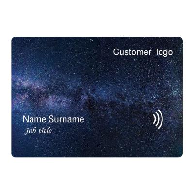 China 13.56MHz ISO14443A RFID Small Business Waterproof / Waterproof Custom Printed Contactless Card for sale