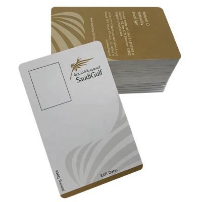 China Waterproof / Weatherproof Custom Design Free Sample Inkjet Printable Company Personal ID Empolyee Cards for sale