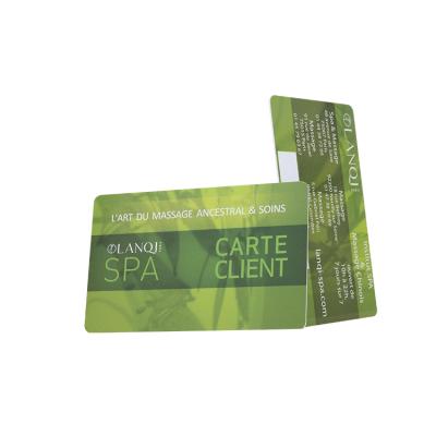 China Wholesale Plastic PVC/PET/ABS Barcode Salon Beauty Membership Gift Voucher PVC Customized Printed Loyalty Card for sale