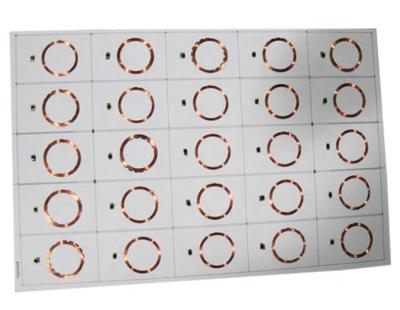 China Inlay China Factory PVC Rfid A4 Tk4100 Prelam Smart Card Inlay For Card Making for sale