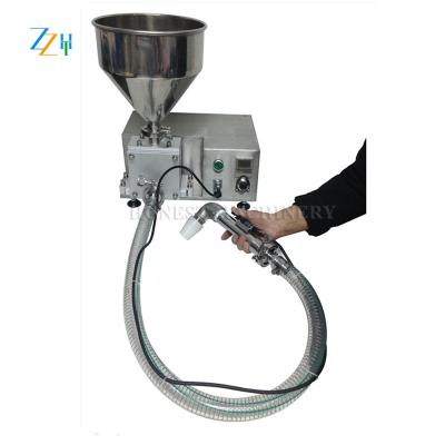 Chine Hotels Easy Operate Liquid Filling Machines Cake / Cake Filling / Filled Bread Making Machine à vendre