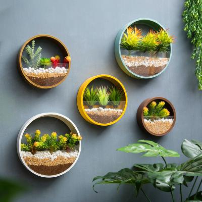 China Eco-friendly Decorative Wall Mounted Planter Flower Pot Garden Hanging Bucket for Balcony Indoor or Outdoor Patio for sale