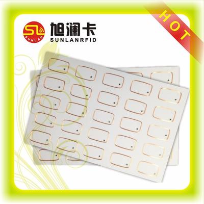 China 5*5 RFID Card inlay FM08 chip HF 13.56MHz plastic pvc Customized size ultrasonic wire for sale