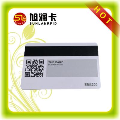 China RFID Chip Card Fudan S50  S70 for Plastic Loyalty Card with Magnetic Strip for sale