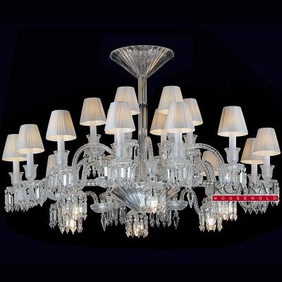 China Luxury Luxury Chandelier Decoration Pendant Lights for Home K9 Crystal Lamps Customize Hotel Crystal Ceiling Lamp for sale