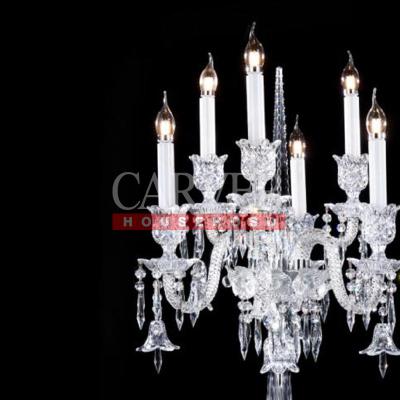 China European luxury high quality crystal table lamp home decorative lamp for villa chandelier crystal lamp for romantic valentine for sale