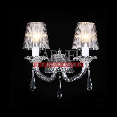 China EUROPEAN High Quality Crystal Wall Light For Living Rooms European Style Glass Wall Lamp for sale