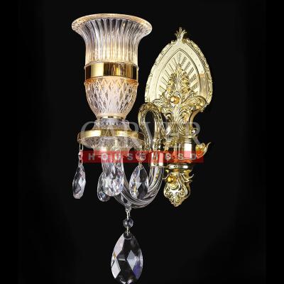 China High quality EUROPEAN glass arm wall lamp for villa for sale