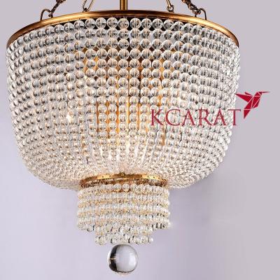 China Simple Luxury Designer Lamps Postmodern Stainless New European Single LED Crystal Chandelier Dining Room Lamp Creative Living Room Steel for sale