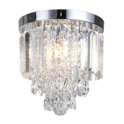 China Surface Mounted Modern Crystal Indoor Decoration For Bedroom Hotel Lobby Pendant Ceiling Light for sale