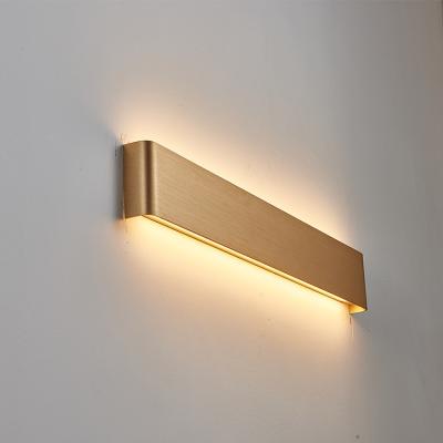 China Art Decorations Home Hotel Warm Modern Aluminum Square 16 W Led Wall Lamps for sale