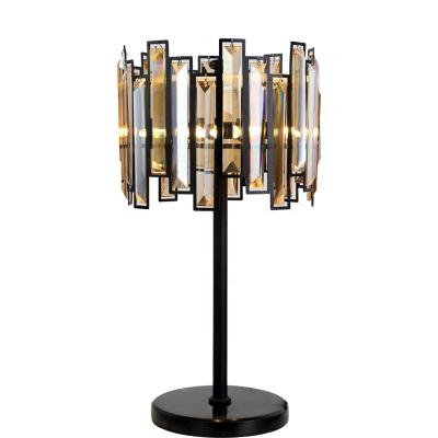 China Residential Modern Decorative Luxury Antique Crystal Chandelier Table Lamp for sale