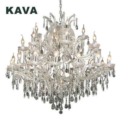 China Large Contemporary Modern Crystal Chandelier Decorative Fixtures Restaurant Vintage Pendant Light for sale