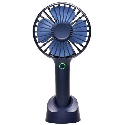 China 2000mah Car Bag Pack Battery Mini USB Hand Fan Small Rechargeable Hand Held Portable Mobile With Phone Holder for sale