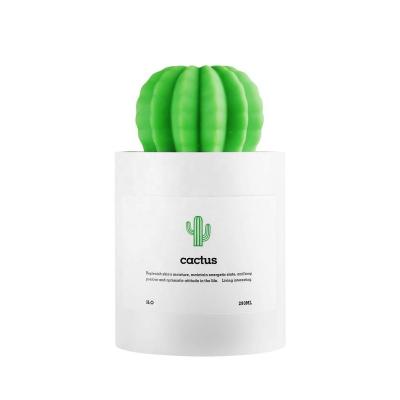 China Cute Hot Sale 280ml USB Cactus Shape Design Air Mist Diffuser Cute Mini Small Portable Humidifier For Home Office Car Baby for sale