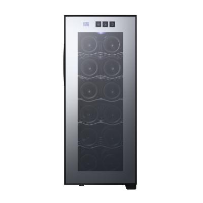 China New hotel ERP wine refrigerator 33L/12 bottlesr cooler electric thermoelectric wine and beverage cooler REFRIGERATORS for sale