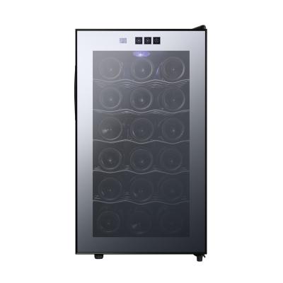 China Hotel wholesale price 18 bottles winecooler electronic smeg smart thermoelectric cooling wine cooler refrigerator for sale