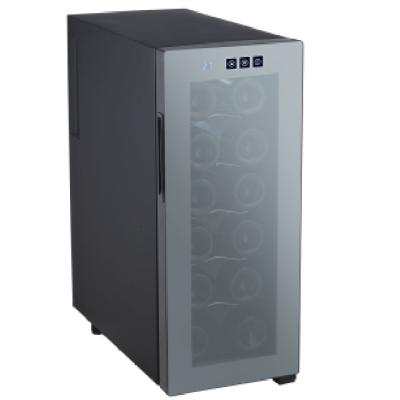 China Hotel Wholesale Price 12 Bottle Small Wine Cooler Wine Fridge Refrigerator for sale