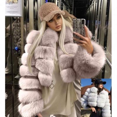 China Free Shipping Women's Anti-Shrink Plus Size Fur Coat Winter Bubble Short Fall Coats For Ladies en venta