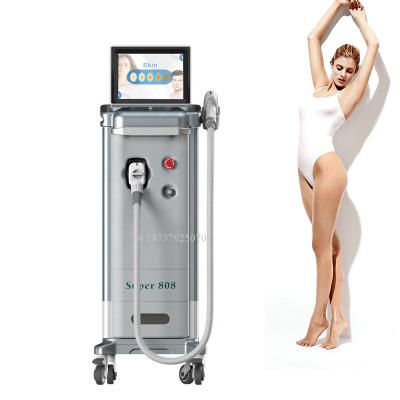 China Hair Removal 808nm Diode Laser Hair Removal Machine 1200W Super Body 808 Nm Laser Hair Removal for sale