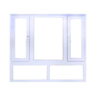 China Modern Folding Screen Window Upvc Sliding Double Glazed Window For Europe Market for sale