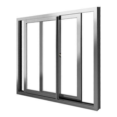 China Folding Aluminum Sliding Screen Frame Sliding Stained Glass Window for sale