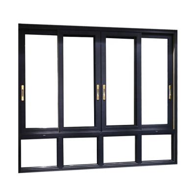 China Folding Screen Insulated Aluminum Sliding Window For Home for sale