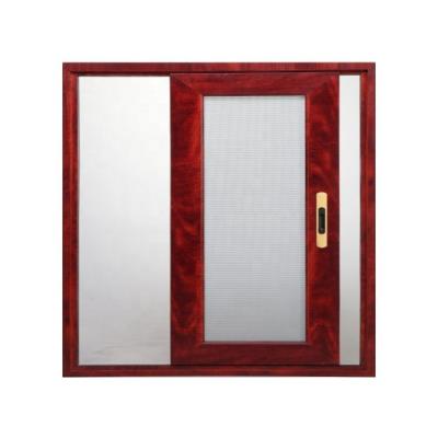 China Wooden Aluminum Windows Sliding Windows New Magnetic Screen Cheap Design for sale