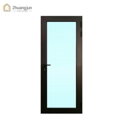 China Swing Proof Sound Thermal Break Aluminum Flush Door Design for sale