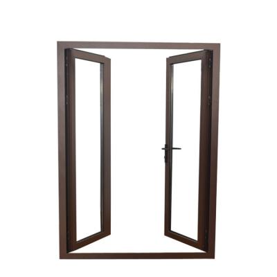 China Custom Swing Double Glazed Thermal Break Aluminum Alloy Doors And Windows for sale