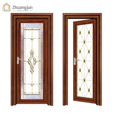 China Swing Aluminum Frame Kitchen Glass Swing Door for sale