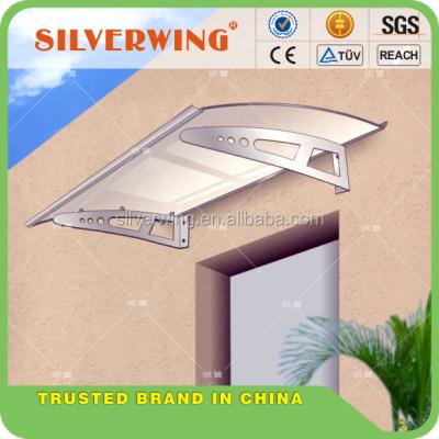 China Polycarbonate DIY Material Metal Tent Door Canopy Front Entrance Clean Canopy for sale