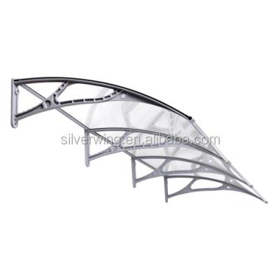 China Polycarbonate Awning Metal Frame Used Aluminum Awning Components For Sale Balcony Sun Shades for sale