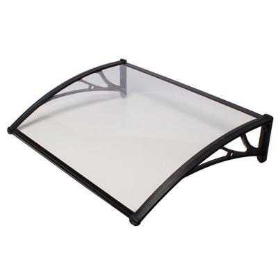 China Good Outdoor Windproof Bargain Polycarbonate Plastic Arm Door Or Window Awnings for sale