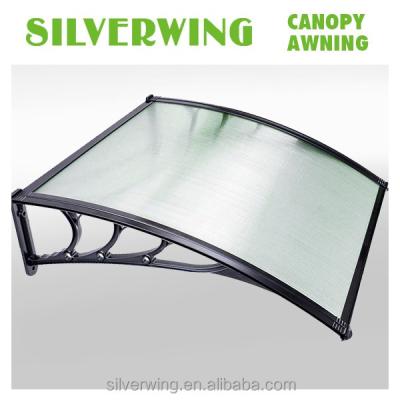 China 99% Hollow PC Canopy Door Window Tent Polycarbonate Cover For Front Entrance Canopy for sale