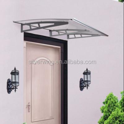 China Wholesale Durable Impact Resistant Polycarbonate Exterior Door Euro-design DIY Aluminum Porch Tents for sale