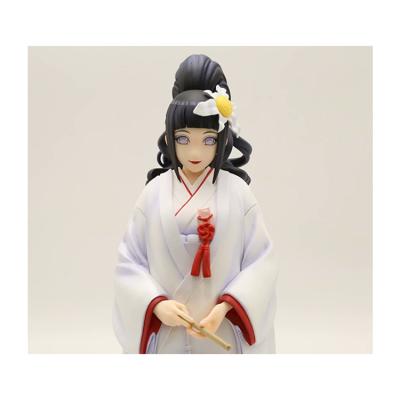 China Cartoon Toy Japanese Shippuden Kimono Hyuga Hinata Model Toy Character Model for sale