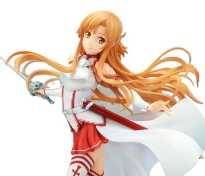 China 2021 Cartoon Toy Japanese Anime Figure Super Popular Collectible Toy Blind Box Clay Sword Art Online Kirito Asuna Alice Decoration PVC for sale