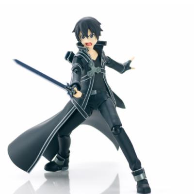 China Cartoon Toy Popular Japanese Anime Figure plays blind box Clay Sword Art Online Kirito Asuna Shino Souha collectible with low PVC for sale