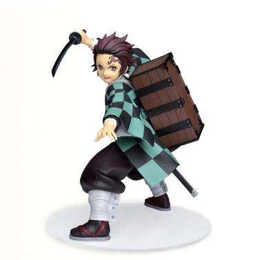 China Toy Japanese Anime Cartoon Handmade Toys Box Activity Dolls Demon Slayer Blade Kazomon Tanjirou Nidou Ornaments Blind Collectible for sale